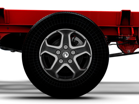 Vauxhall Movano Chassis SCab 4300WB 2025 Modello 3D