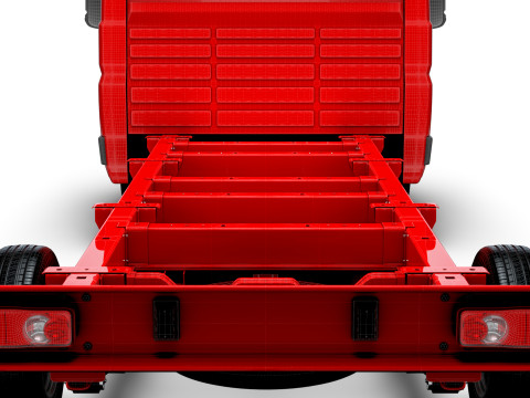 Vauxhall Movano Chassis SCab 4300WB 2025 Modello 3D
