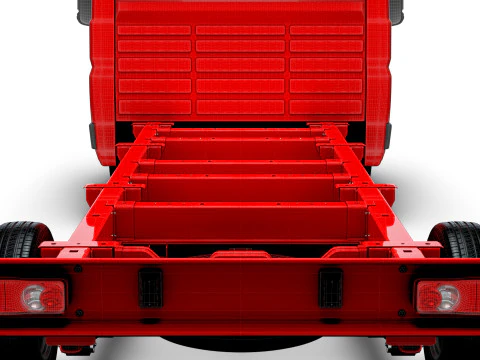 Vauxhall Movano Шасі SCab 4300WB 2025 р 3D Модель