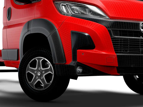 Vauxhall Movano Шасі SCab 4300WB 2025 р 3D Модель