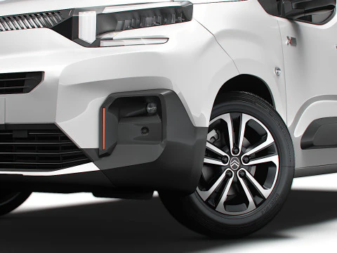 Citroen Berlingo XTR 2025 UKspec 3D Model