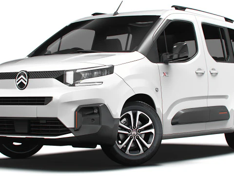 Citroen Berlingo XTR 2025 UKspec 3D Model
