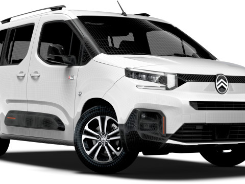 Citroen Berlingo XTR 2025 UKspec 3Dモデル