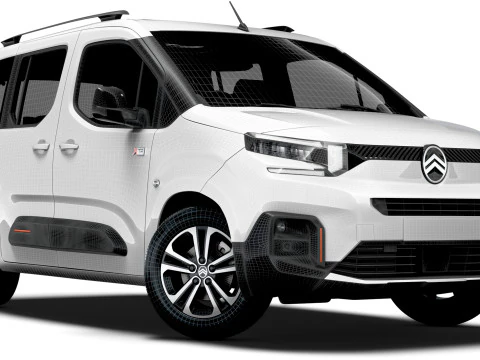 Citroen Berlingo XTR 2025 UKspec 3D Model