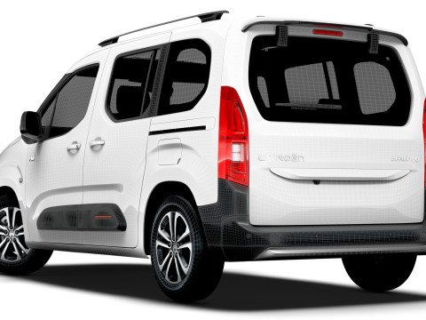 Citroen Berlingo XTR 2025 UKspec 3Dモデル