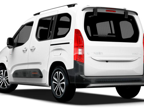 Citroen Berlingo XTR 2025 UKspec 3D Model