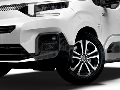 Citroen Berlingo XTR 2025 UKspec 3Dモデル