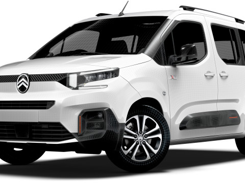 Citroen Berlingo XTR 2025 UKspec 3Dモデル