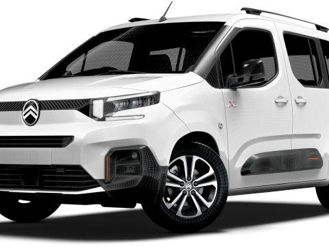 Citroen Berlingo XTR 2025 UKspec 3D Model
