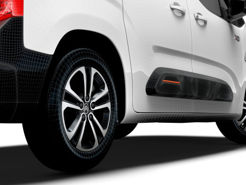 Citroen Berlingo XTR 2025 UKspec 3Dモデル
