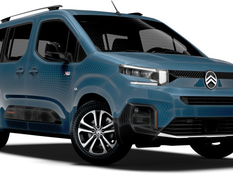 Citroen e Berlingo XTR 2025 3Dモデル