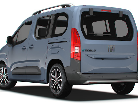 Fiat E-Doblo 361 2025 3D Модель