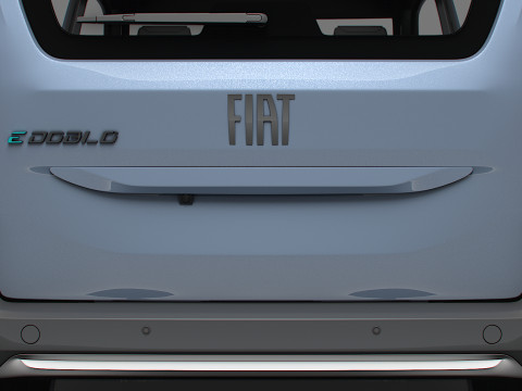 Fiat E-Doblo 361 2025 3D Модель