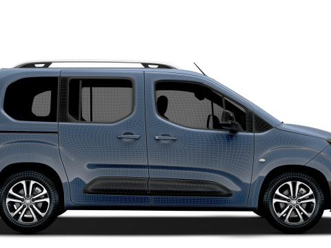 Fiat E-Doblo 361 2025 3D Модель
