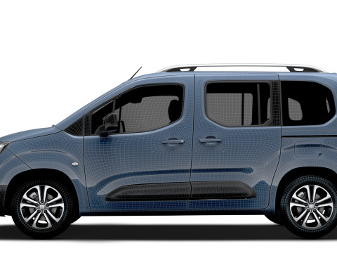Fiat E-Doblo 361 2025 3D Модель