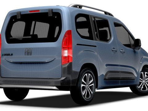 Fiat E-Doblo 361 2025 3D Модель