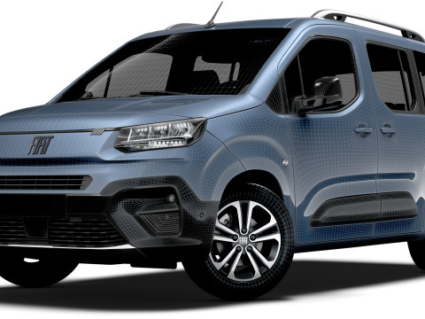 Fiat E-Doblo 361 2025 3D Модель