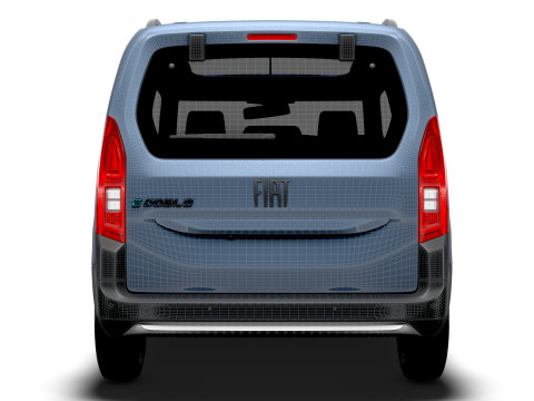 Fiat E-Doblo 361 2025 3D Модель