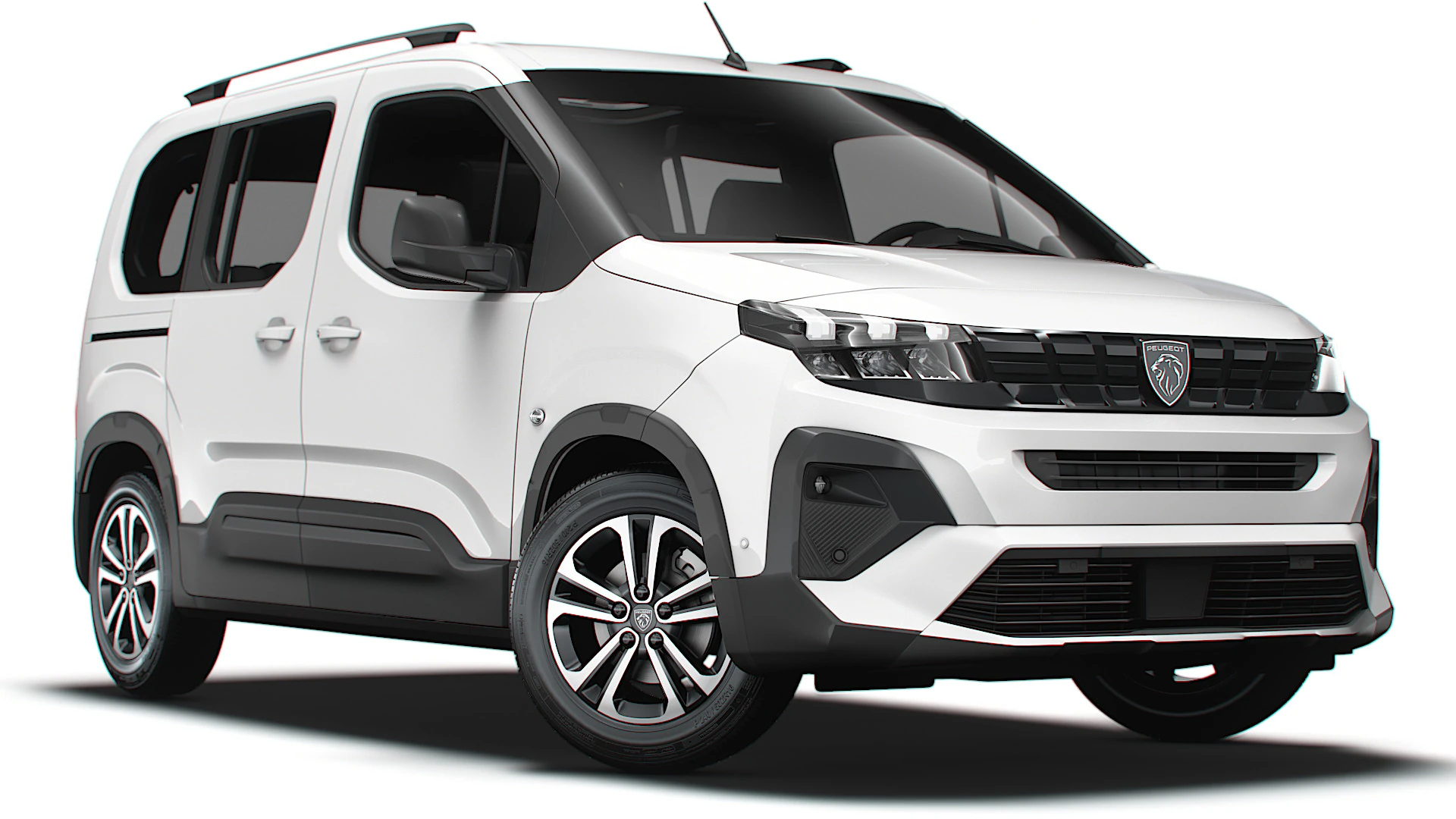 Peugeot e Rifter GT 2025 3D Model .c4d .max .obj .3ds .fbx .stl .blend 