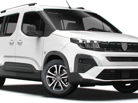 Peugeot e Rifter GT 2025 Modello 3D