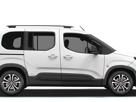 Peugeot e Rifter GT 2025 3D Model