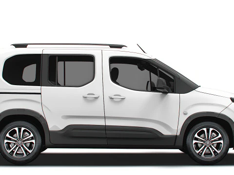 Peugeot e Rifter GT 2025 3D Model
