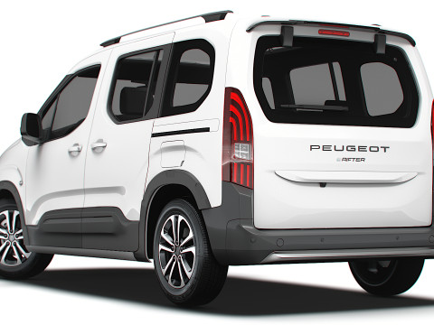 Peugeot e Rifter GT 2025 3D Model