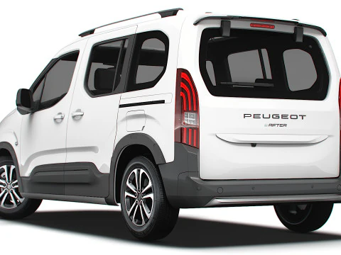 Peugeot e Rifter GT 2025 3D Model