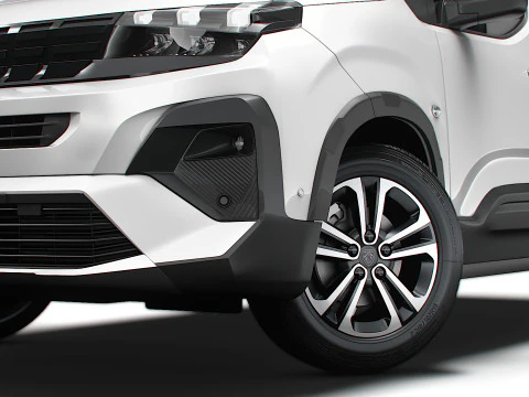 Peugeot e Rifter GT 2025 3D Model
