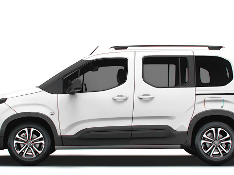 Peugeot e Rifter GT 2025 3D Model