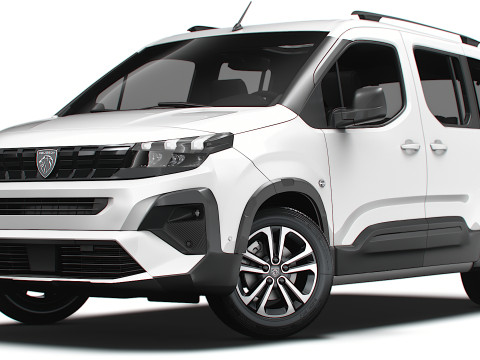 Peugeot e Rifter GT 2025 3D Model