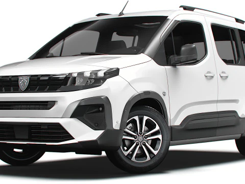 Peugeot e Rifter GT 2025 3D Model