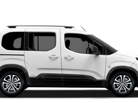 Peugeot e Rifter GT 2025 3D Model