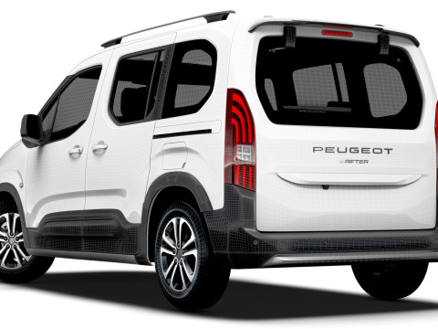 Peugeot e Rifter GT 2025 3D Model