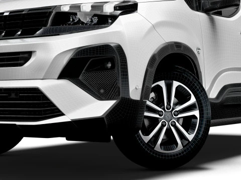 Peugeot e Rifter GT 2025 3D Model