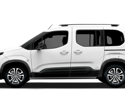 Peugeot e Rifter GT 2025 3D Model