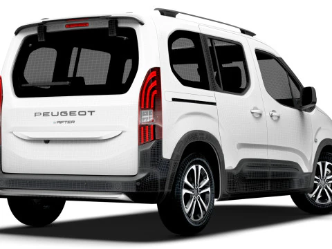 Peugeot e Rifter GT 2025 3D Model