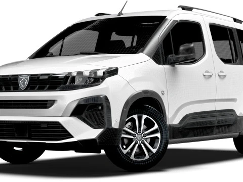 Peugeot e Rifter GT 2025 3D Model