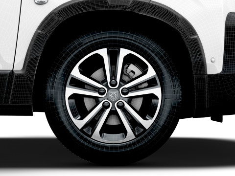 Peugeot e Rifter GT 2025 3D Model