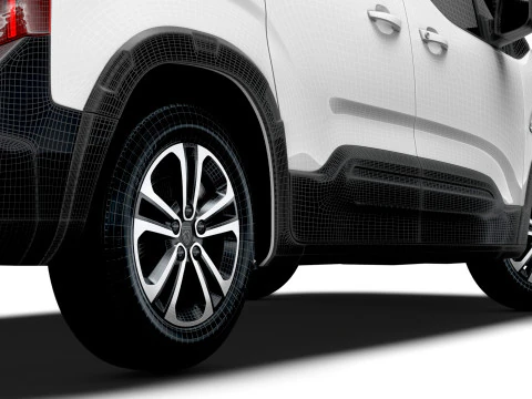 Peugeot e Rifter GT 2025 3D Model