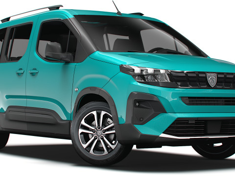 Peugeot Rifter GT 2025 3D मॉडल