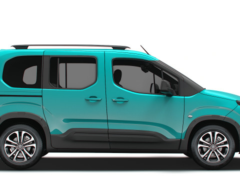 Peugeot Rifter GT 2025 3D Model