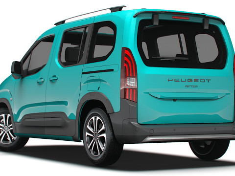 Peugeot Rifter GT 2025 3D Model