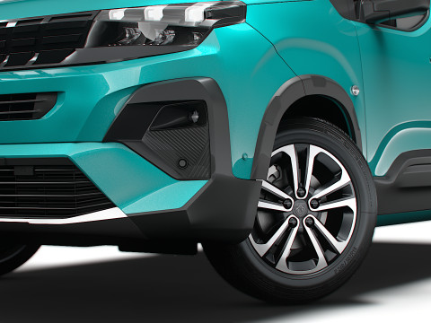 Peugeot Rifter GT 2025 3D Model