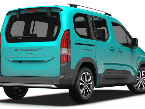 Peugeot Rifter GT 2025 3D Model