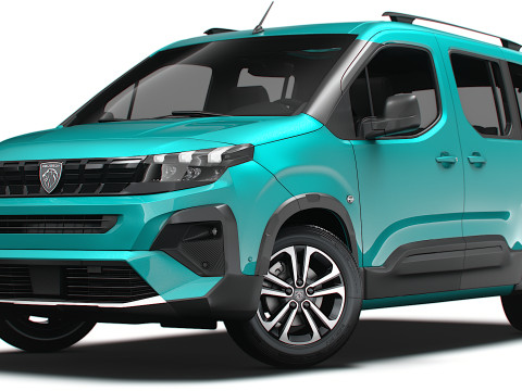 Peugeot Rifter GT 2025 3D Model