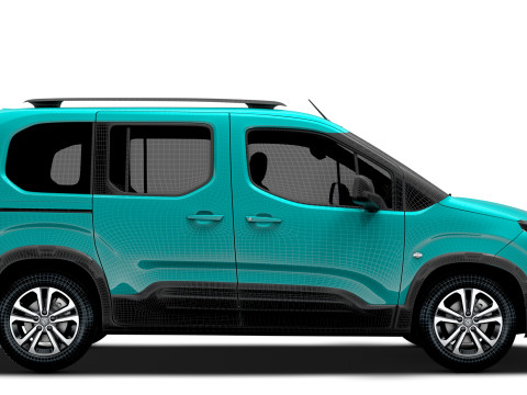 Peugeot Rifter GT 2025 3D Model