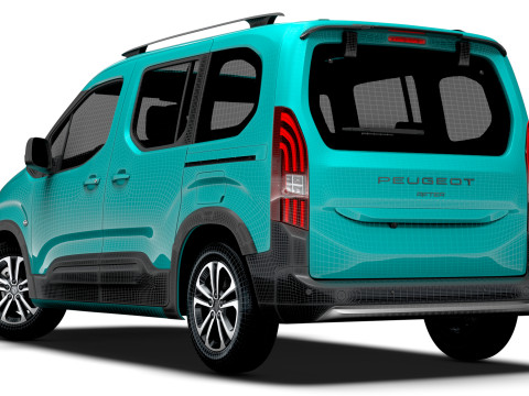 Peugeot Rifter GT 2025 3D Model
