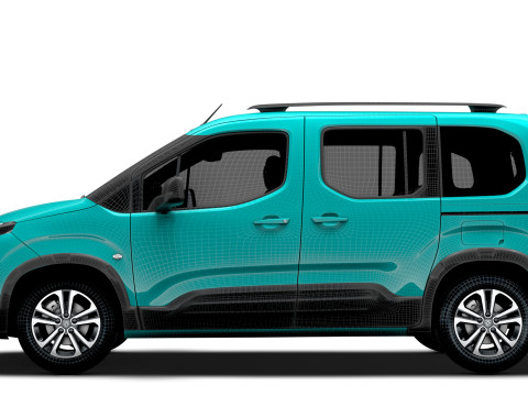 Peugeot Rifter GT 2025 3D Model
