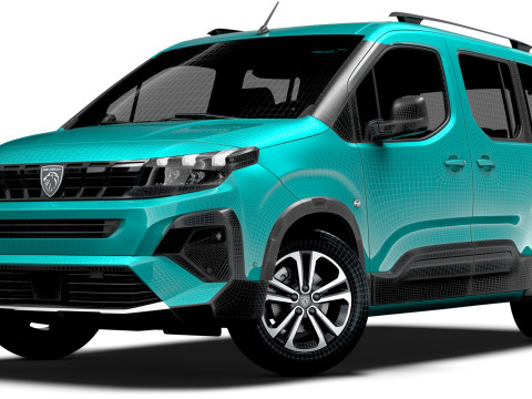 Peugeot Rifter GT 2025 3D Model